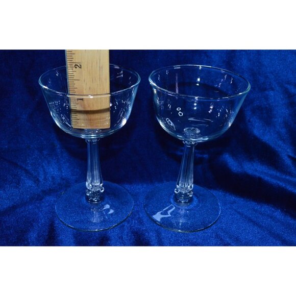 Vintage Liquor Cocktail Glass Libbey Rock Sharpe Set of 2 Glassware Drinkware - Picture 3 of 6